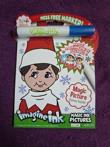 The Elf on the Shelf Imagine Ink Magic Ink Pictures w/ Mess Free Marker NEW - Picture 1 of 4