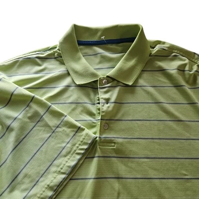 Polo Bolle Golf B Tech para hombre XXL verde Chartreuse a rayas rendimiento Foto 1 de 4