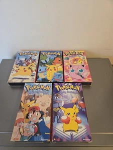 Nintendo Pokémon Assorted VHS Set of 5 - Bild 1 von 11