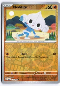 Meditite - Reverse Holo SV01: Scarlet & Violet Base Set 110/198 NM - Picture 1 of 2