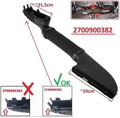 TUBO DI ASPIRAZIONE DEL FILTRO DELL'ARIA PER MERCEDES W176 CLASSE A 12-18 - Image 1 of 4
