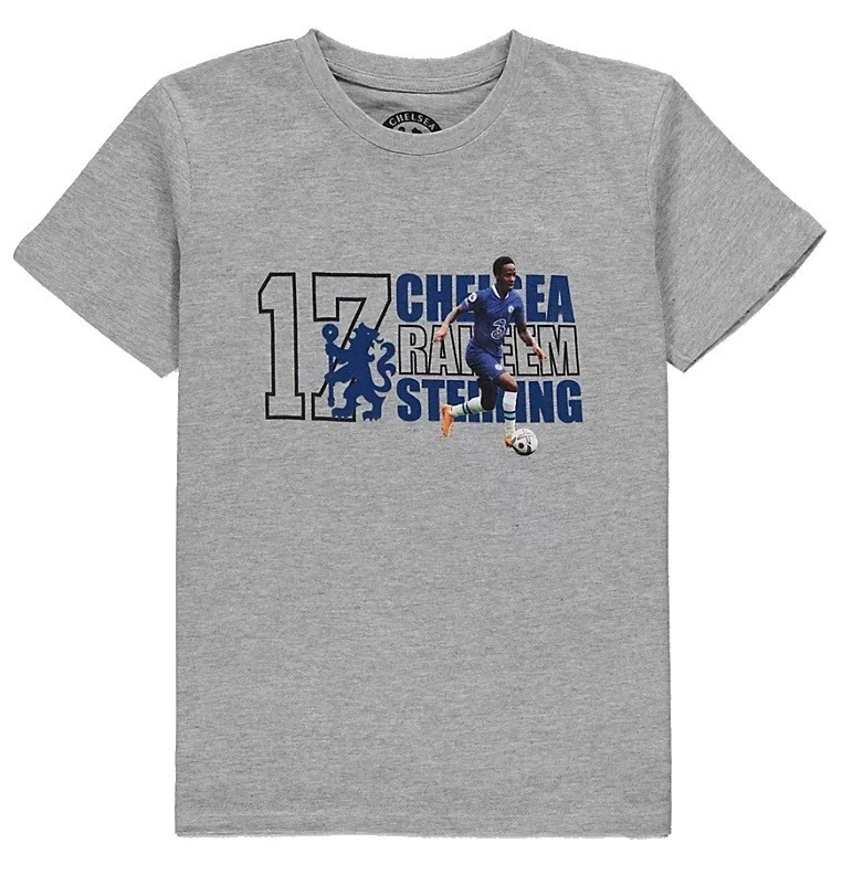 Camiseta Chelsea FC Niños 10 11 Años Niños Raheem Sterling Fútbol Top CHT23 Foto 1 de 1