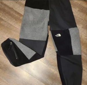vintage Rework recycled Northface Sweats made out of fleece coats custom 1 of 1 - Picture 1 of 4