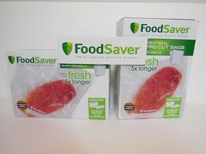 FOODSAVER "ORIGINAL" HEAT-SEAL PRE-CUT QUART SIZE BAGS 100-COUNT (LOOSELY) - Picture 1 of 6