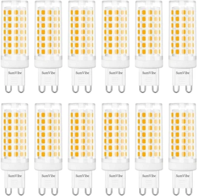 G9 LED Bulb 6W, 60W G9 Halogen Bulb Replacement, 540LM, Warm White 3000K, AC110- - Image 1 of 4