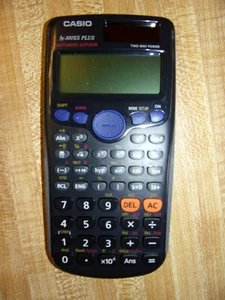 Casio Solar Calculator FX-300ES Plus - Scientific Natural VPAM High School Gear - Picture 1 of 4