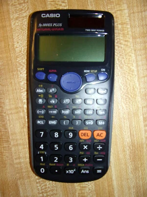 Casio Solar Calculator FX-300ES Plus - Scientific Natural VPAM High School Gear - Image 1 of 4