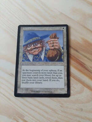 Land Tax, Battle Royale Edition, MTG (The border is painted) - Image 1 of 4