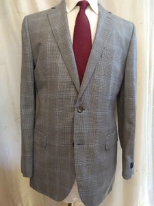 NWOT Brooks Brothers Fitzgerald Gray Prince of Wales Sport Coat 40R MSRP $698  - Picture 1 of 5