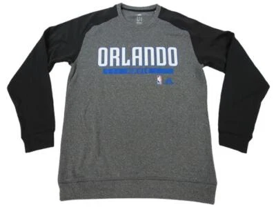 New Orlando Magic Basketball Mens Sizes M-L Adidas Climawarm Light Sweatshirt - Image 1 of 4
