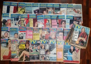 Tv Sorrisi e Canzoni anni 1959 1960 1961 1963 64 65 Settimanale Vintage con Mina - Foto 1 di 2