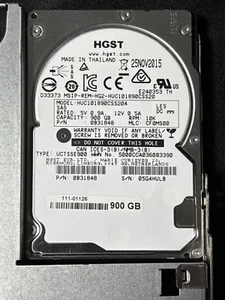 Disque dur SAS 900 Go HUC101890CSS204 - 6 Gbit/s - DA - PN : 0B31848 - Photo 1/1