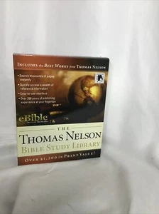 The Thomas Nelson Bible Study Library CD New Sealed - Picture 1 of 3