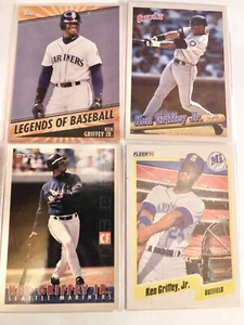 Ken Griffey Jr Seattle Mariners 1990–2021 / 4 Different Cards—ALL NEAR MINT - Picture 1 of 10