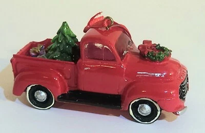 Ford Motor Company Red Pickup Truck Christmas Ornament ~ Officially Licensed  - Image 1 of 4