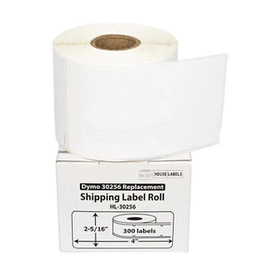 DYMO LW 30256 Compatible LARGE Direct Thermal Address Labels - (50) Rolls of 300 - Picture 1 of 8
