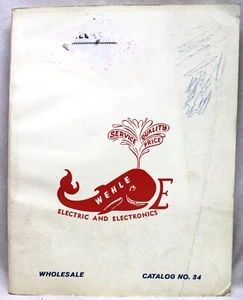 WEHLE ELECTIC ELECTRONICS LIGHTING FIXTURES SALES CATALOG NO.34 VINTAGE 1967 - Picture 1 of 18