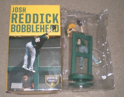 Oakland Athletics A's JOSH REDDICK 2016 WALL CLIMB BOBBLEHEAD SGA NEW - Image 1 of 2