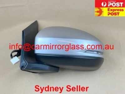 NUEVO ESPEJO RETROVISOR PUERTA HONDA CITY GM 2014-2020 (LADO IZQUIERDO, manual plegable, plateado) Foto 1 de 2