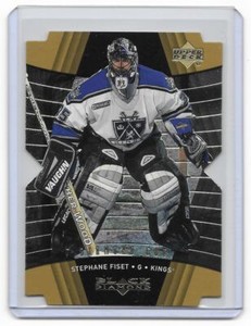 1999-00 Upper Deck Black Diamond Die Cut Stephane Fiset Los Angeles Kings #46