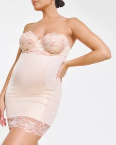 Magisculpt "Ella" Shapewear Slip, Rose Pink, Removable Multiwear Straps UK42DD - Picture 1 of 5