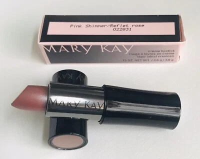 New In Box Mary Kay Creme Lipstick Pink Shimmer Full Size Fast Ship - Image 1 of 2