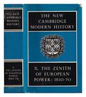BURY, JOHN PATRICK TUER (1908-1987) The new Cambridge modern history. Vol. 10. T