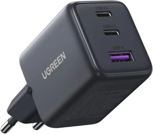 UGREEN Caricatore USB C 30W, Alimentatore Iphone a 3 Porte (2C+1A) Gan II, Caric - Zdjęcie 1 z 12