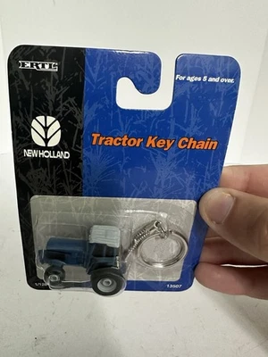 Ertl New Holland Tractor Keychain Diecast 1:128 - Image 1 of 2