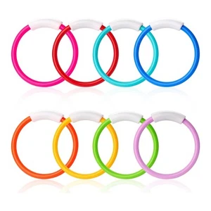 8PCS Pool Toys, Pool Rings for Kids, Underwater Training,4081 - Picture 1 of 6