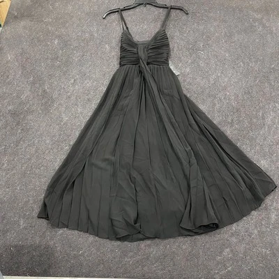 WHITE HOUSE BLACK MARKET Sleeveless Pleated Bust Dress Women's Size 8  — 第 1/4 张图片