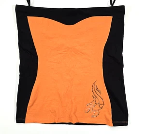 HARLEY DAVIDSON SILHOUETTE TUBO TOP XL SUJETADOR INCORPORADO ESTRÁS BLING - Imagen 1 de 8