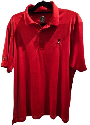 ¡NUEVO! Camisa de golf CALLAWAY para hombre talla XLarge Opti-Dri rojo pecho 48"/31"L Foto 1 de 4