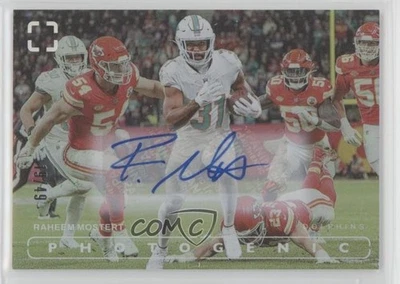 2024 Panini Photogenic Silver Auto 19/49 Raheem Mostert #97 - Image 1 of 3