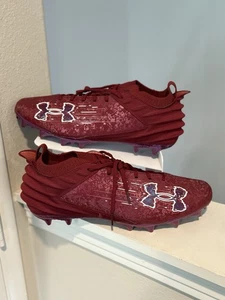 Under Armour Blur Smoke 2.0 MC Wildleder Herren Größe 14 Fußballschuhe weinrot NEU - Bild 1 von 9