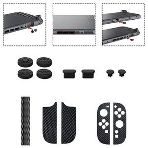 4 Pack Silicone Joystick Grips and Dust Protection for Nintendo Switch2 - Picture 1 of 12