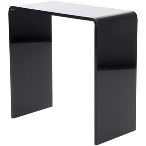 Plymor Black Acrylic Vertical Rectangular Display Riser, 8" H x 8" W x 4" D - Picture 1 of 1