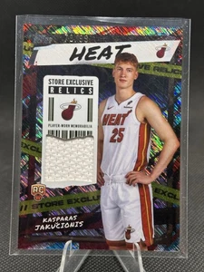 Kasparas Jakucionis RC 2025 26 Topps Store Exclusive Relic Player Worn /99 Heat - Picture 1 of 2