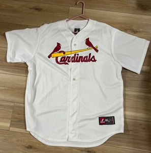 St Louis Cardinals MLB BASEBALL #4 YADIER MOLINA Trikot Shirt Majestic GR XL - Bild 1 von 7