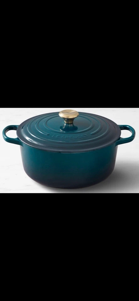 ~Le Creuset *NUEVO* Horno Holandés Redondo 7.25Qt - Hierro Fundido Esmaltado -*Agave... Foto 1 de 4