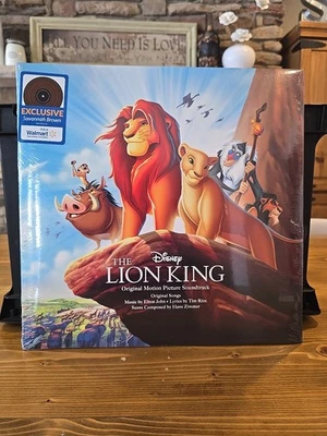 Disney THE LION KING Motion Picture Soundtrack Limited Savannah Brown Vinyl NEW Foto 1 de 2