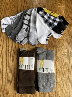 Calcetines para mujer 6 HUE y 6 calcetines tobilleros mixtos talla única Foto 1 de 4