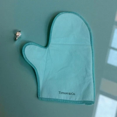 Tiffany & Company Blue Polishing Cloth Mitt Sterling Silver Tarnish Remover - Image 1 of 3