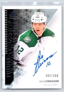 2013-14 SP Authentic Future Watch /999 Alex Chiasson #298 Rookie Auto RC - Picture 1 of 2