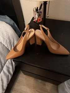 Beige heels for women Size 39. Barely worn - Picture 1 of 3