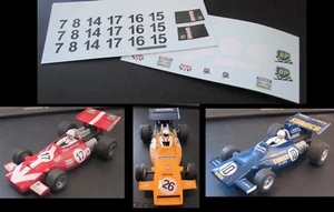 Calcomanías escala 1/32 para McLaren M7c / M19a (modificado Scalextric C51 BRM) 3 versiones - Imagen 1 de 8