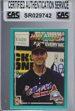 1998 Q Cards Richmond Braves Jamie Arnold #2 CAS Certified Sealed Auto