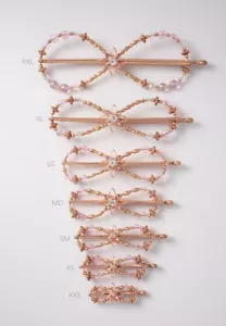 Clip de pelo flexible Lilla Rose Starla oro rosa FX-3426 S (pequeño) - Imagen 1 de 2