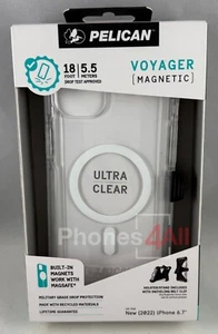 Pelican Voyager Magnetic Series Apple iPhone 14 Plus Clear MagSafe Compatible - Picture 1 of 5