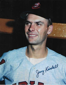 Jerry Kindall Cleveland Indians Autographed 8" x 10" Photo Very Nice SALE! - Picture 1 of 1